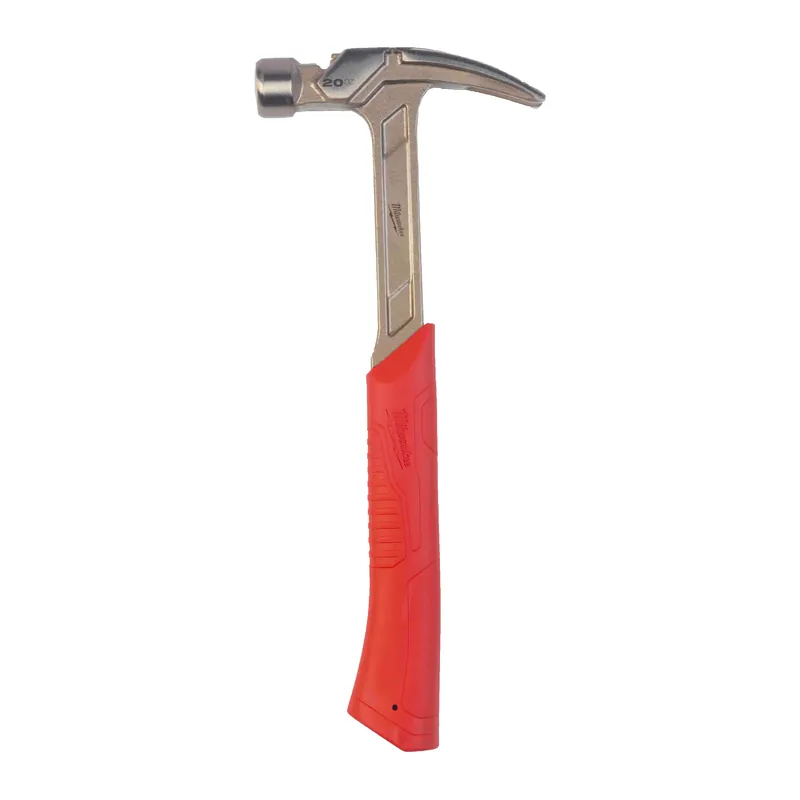 Milwaukee Accessoires 4932478654 Marteau à griffes Shockshield Straight 570 g