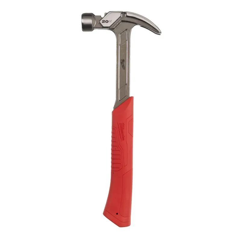 Milwaukee Accessoires 4932478656 Marteau à griffes courbé en acier 450g
