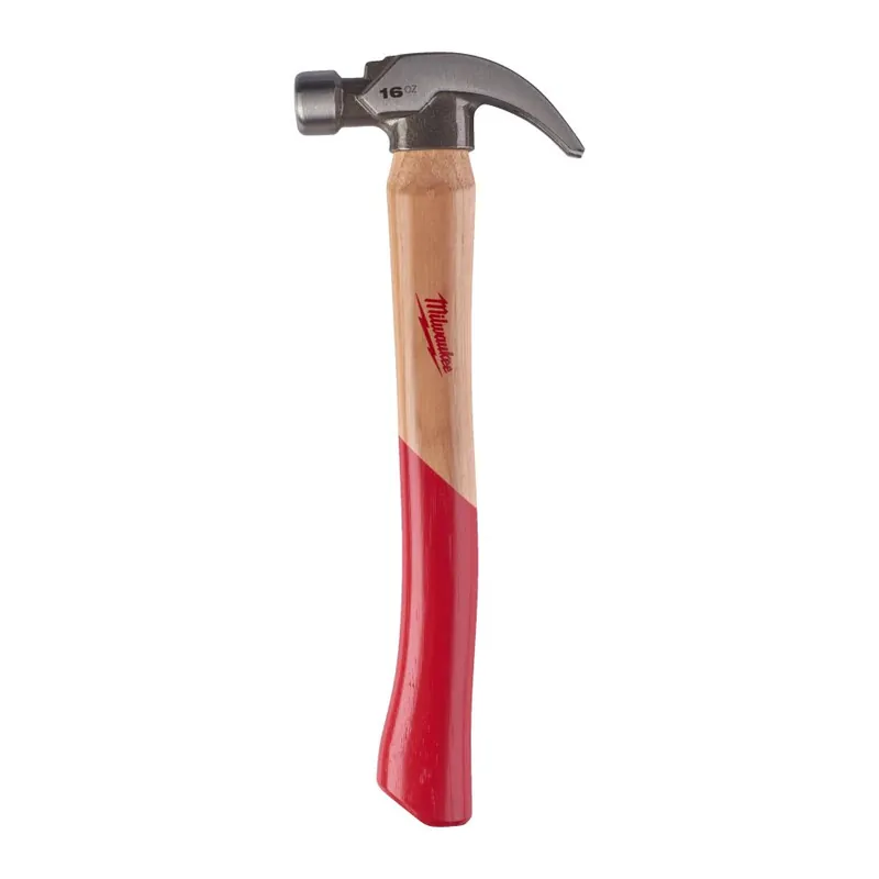 Milwaukee Accessoires 4932478659 Marteau à griffes courbes en hickory 450g