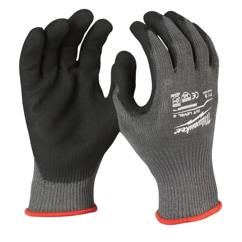 Milwaukee Accessoires 4932479718 Gants de travail trempés classe de coupe 5/E - 7/S - 1 paire
