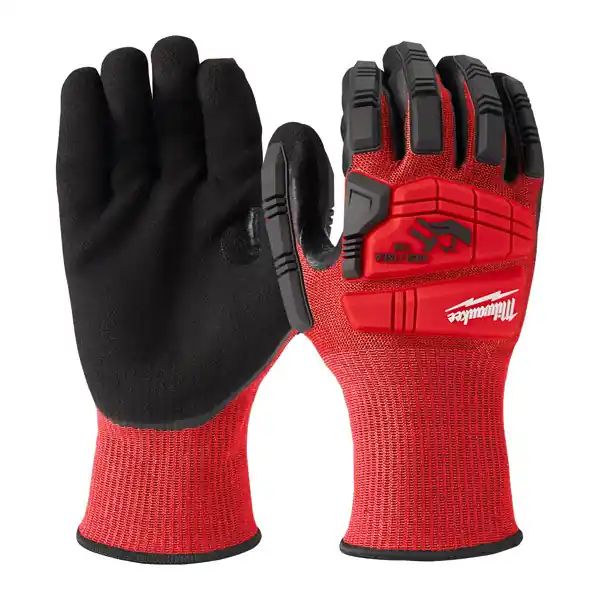 Milwaukee Accessoires 4932478127 Gants de travail résistants aux chocs classe de coupure 3/C - M/8 - 1 paire