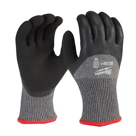 Milwaukee Accessoires 4932479563 Gants de travail d‘hiver classe de coupe 5/E - 9/L - 12 paires