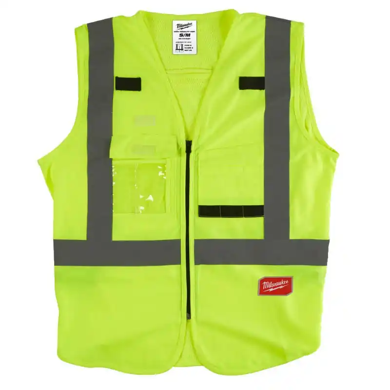 Milwaukee Accessoires 4932471889 Veste de sécurité haute visibilité classe 2 jaune - S/M -1 pièce