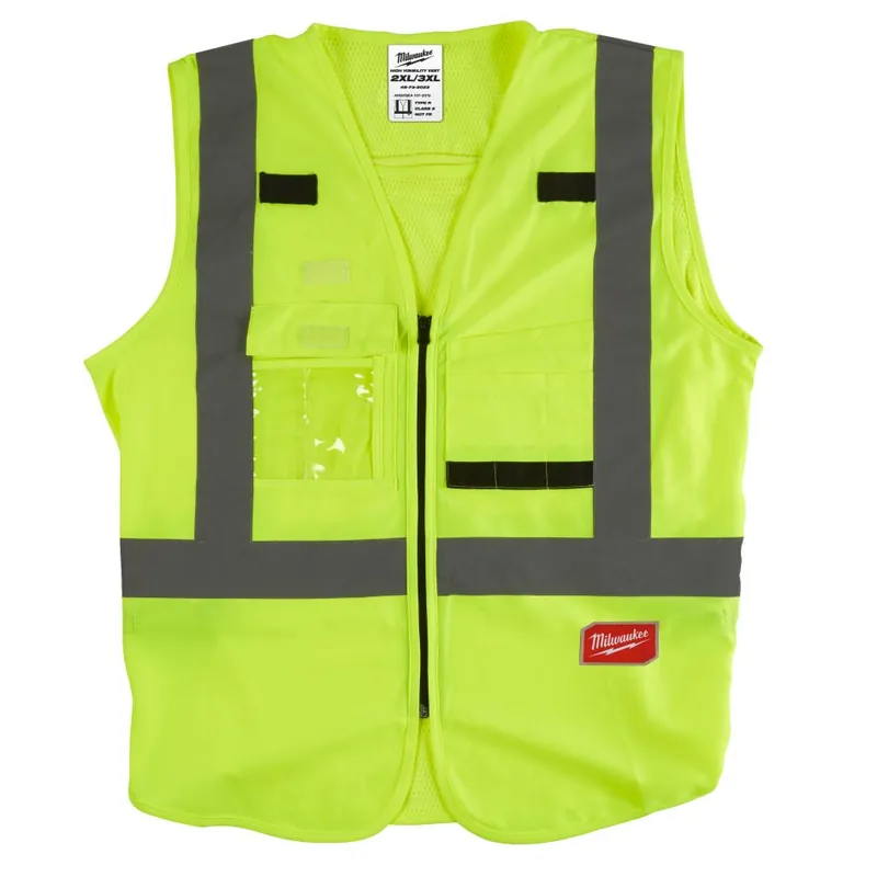 Milwaukee Accessoires 4932471891 Veste de sécurité haute visibilité classe 2 jaune - 2XL/3XL -1 pièce