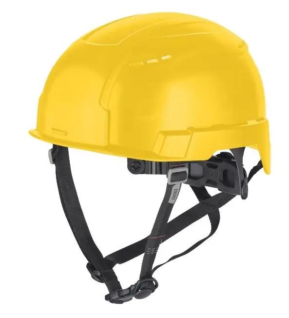 Milwaukee Accessoires 4932478918 Casque de sécurité BOLT 200 Jaune ventilé