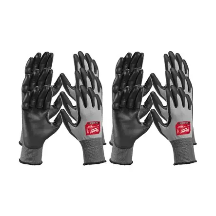 Milwaukee Accessoires 4932480514 12 paires de gants de travail Hi-Dex Cut Class 3/C - 10/XL - 12 paires