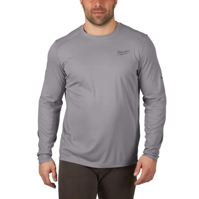 Milwaukee Accessoires 4933478188 WWLSG-S Chemise à manches longues pour temps chaud gris