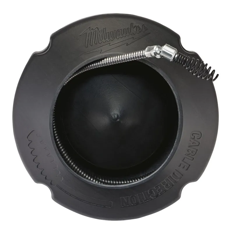 Milwaukee Accessoires 48532584 spirale 6mm x 7.6m, vis à bulbe pivotante + tambour - 1 pièce