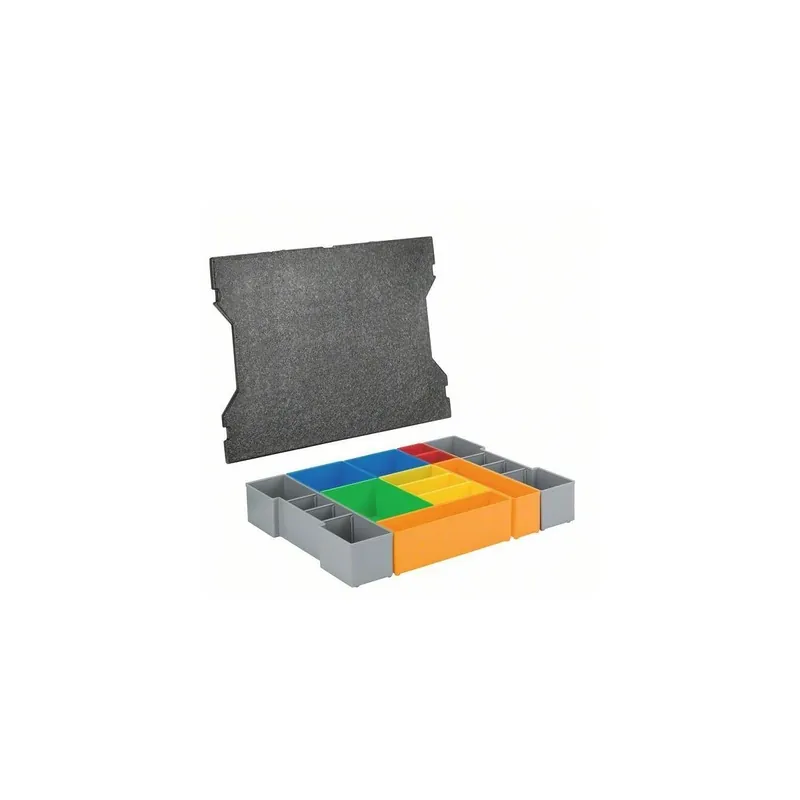 Bosch Bleu Accessoires 1600A016N9 Boîte d‘insertion set 12 + mousse pour L-Boxx 102