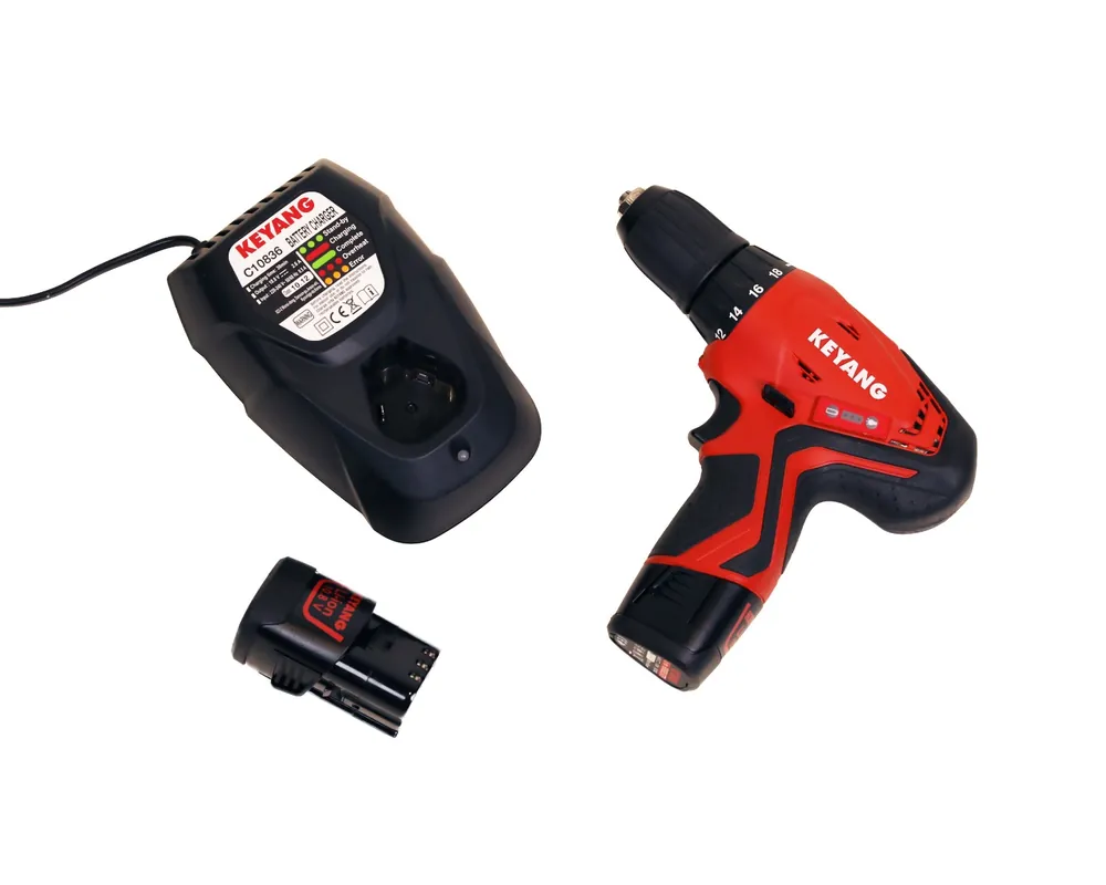 Keyang DD-1201L-2 Perceuse-visseuse sans fil 1,5 Ah - 10,8 V