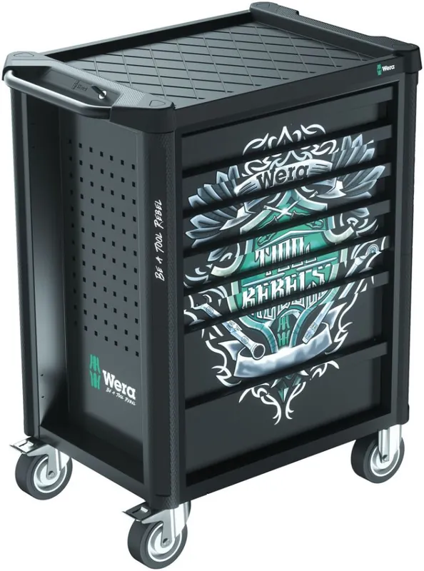 Wera 05150130001 9700 Outil Chariot d‘‘atelier Rebel 1, 78 pièces