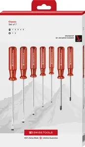PB Swiss Tools PB250.CBB 250.CBB Jeu de tournevis classiques Philips/fente