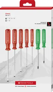 PB Swiss Tools PB250.P CBB 250.P CBB Jeu de tournevis classiques Pozidrive/Fente