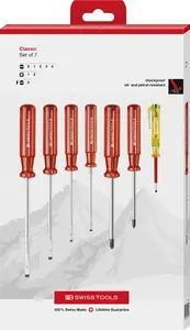 PB Swiss Tools PB1575.CBB 1575.CBB Jeu de tournevis classiques Philips/fente