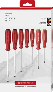 PB Swiss Tools PB8250.P CBB 8250.P CBB SwissGrip set de tournevis Pozidrive/Fente