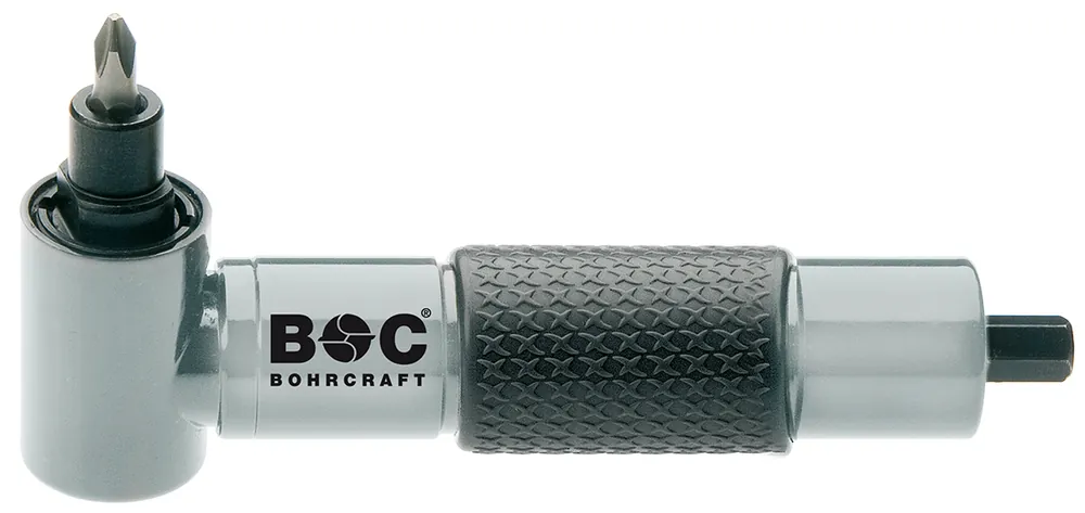 Bohrcraft 63501600001 Porte-embouts d‘angle PRO-90 pour embouts ¼".