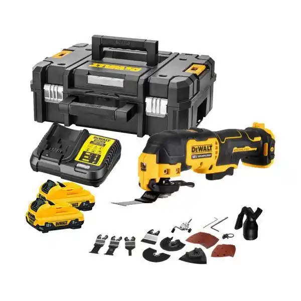 DeWalt DCS353D2-QW Accu Multitool 12V 2.0Ah li-ion dans une valise TSTAK