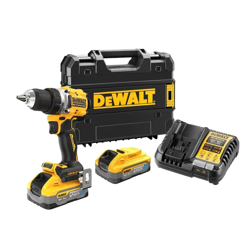 DeWalt DCD800H2T-QW Perceuse sans fil XR 18V 5.0Ah PowerStack Li-Ion