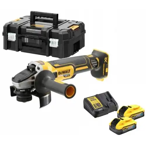 DeWalt DCG405H2T-QW XR accu Haakse Slijper 125 mm 18V 5,0Ah PowerStack in TSTAK koffer