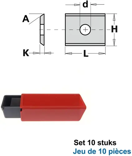 GRN Tools 790.135.06 Lames de rechange HWM 13,6 mm (par 10 pièces)
