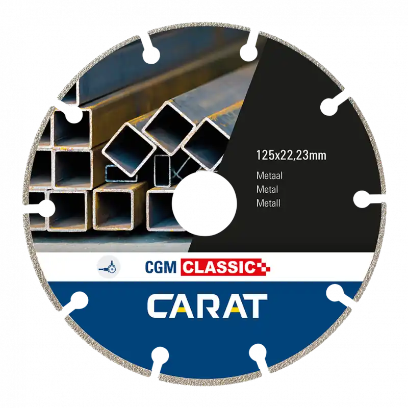 Carat CGMC125300 Métal 125 x 22,23 mm CGM Classic Lame de scie diamantée pour métal