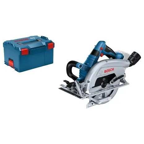 Bosch Bleu 06016B9001 GKS 18V-70 L Professional Circular Saw 18 volts excl. batteries et chargeur en L-Boxx