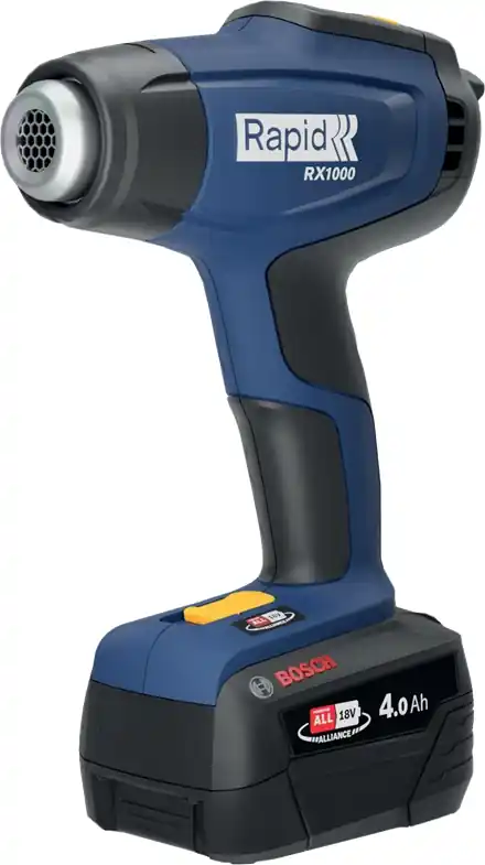 Rapid 5001510 Pistolet à air chaud sans fil RX1000, 18V P4A Case