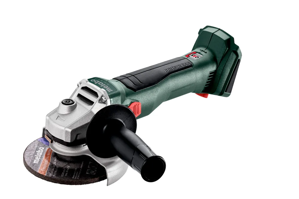 Metabo 602374840 W 18 L BL 9-125 Meuleuse d‘angle 125 mm 18V excl. batteries et chargeur en metabox