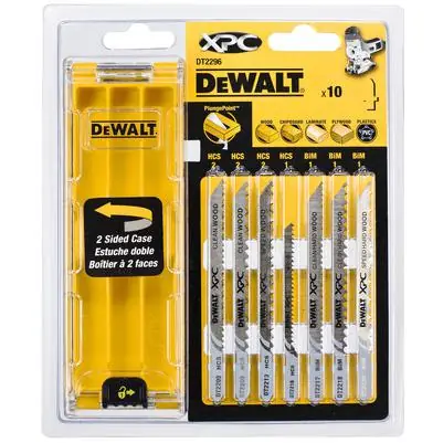DeWalt Accessoires DT2296-QZ Cassette de 10 lames de scie XPC® pour le bois