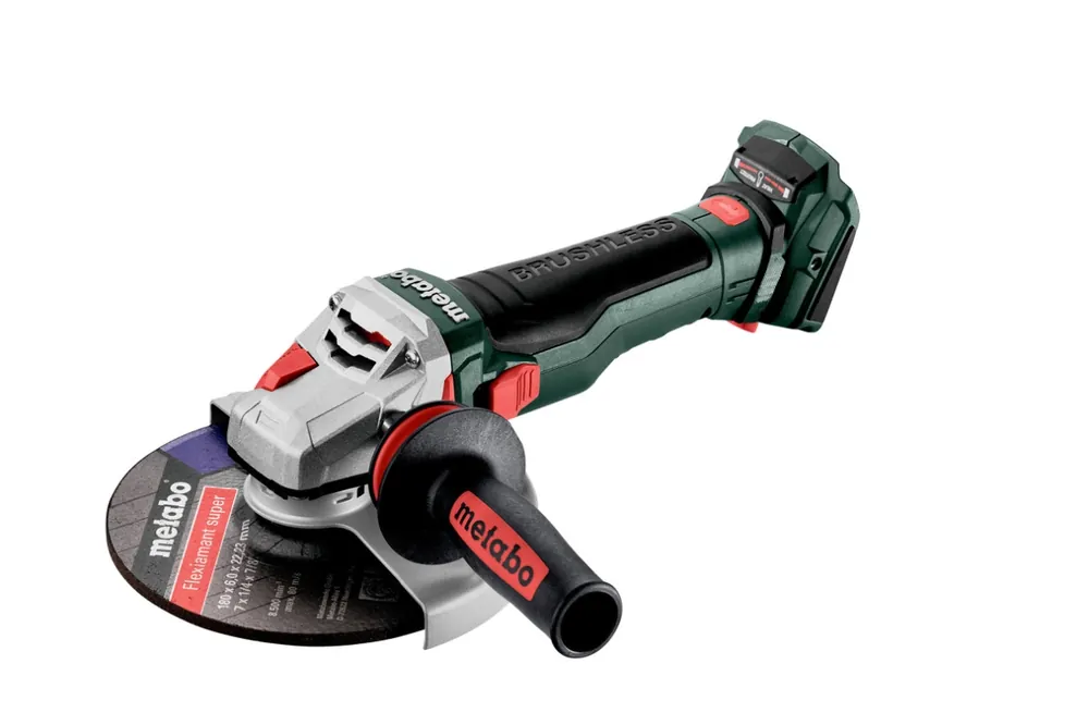 Metabo 601735840 WB 18 LTX BL 15-180 Quick Meuleuse d‘angle 180 mm 18V excl. batteries et chargeur en metabox