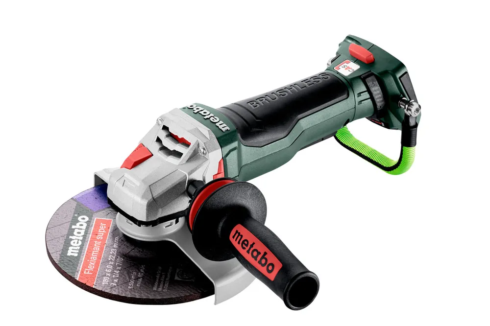 SK0208601-FR20260707-142325-0 Metabo 601746840 WPBA 18 LTX BL 15-180 Quick DS Meuleuse d‘angle 180 mm 18V excl. batteries et chargeur en metabox