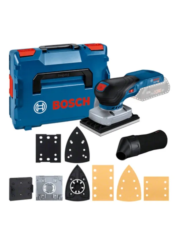 Bosch Bleu 06019L0101 GSS 18V-13 ponceuse multi 3 en 1 18V excl. batteries et chargeur en L-Boxx