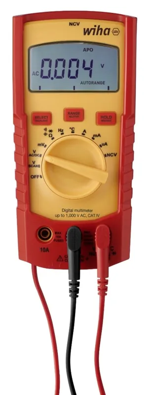Wiha 45215 SB 255-42 Multimètre numérique jusqu‘à 1 000 V AC, CAT IV