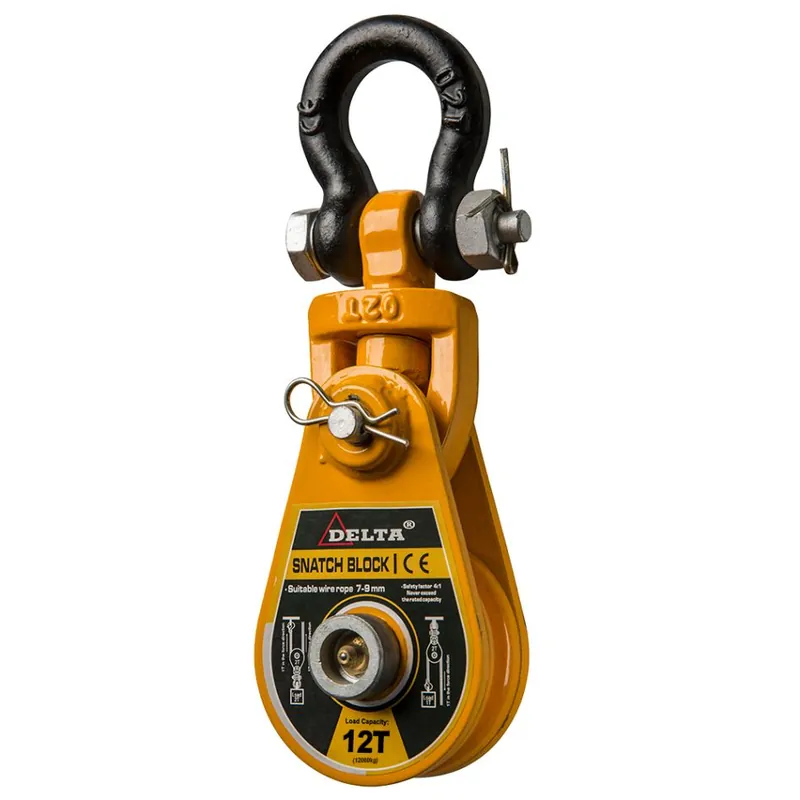 Delta SG.0.KBSH.012000 Bloc pliant avec sceau de harpe 12 tonnes