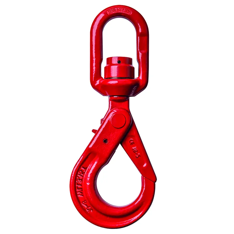 Delta YE.8.089.16 Crochet pivotant de sécurité avec palier, 8 tonnes