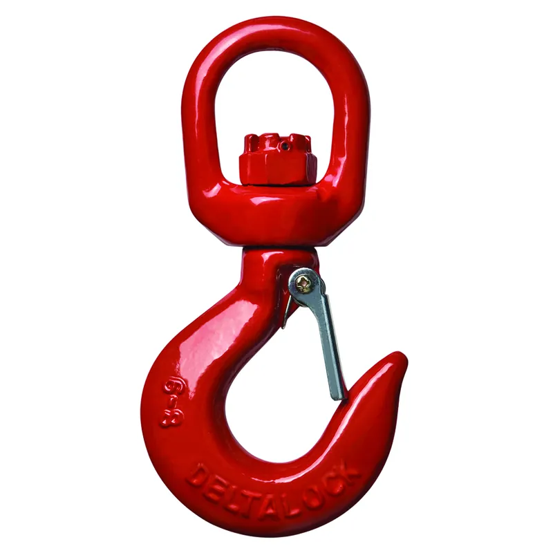 Delta YE.8.087.06 Crochet pivotant avec valve, 1,12 tonnes