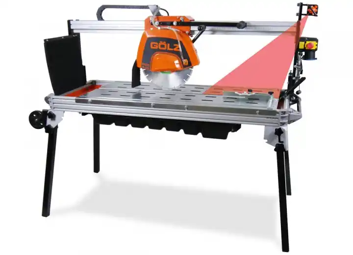 Gölz 02893503100 GS350A-120 Table de scie diamantée ALU 1200 mm