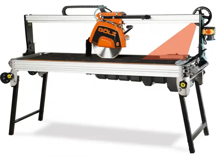 Gölz 02893505100 GS350A-XL Table de scie diamantée ALU 2200 mm