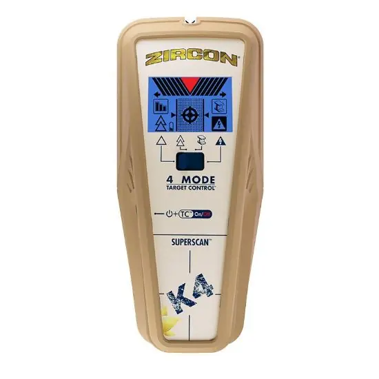 Zircon 40032053 SuperScan K4 Scanner mural avec alimentation, scan de tuyaux d‘eau en métal et en plastique