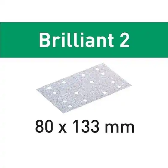 Festool Accessoires 492859 Bandes abrasives Brilliant 2 STF 80x133 P40 BR2/10