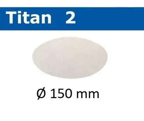 Festool Accessoires 496643 Disques abrasifs Titan 2 STF D150/16 P800 TI2/100