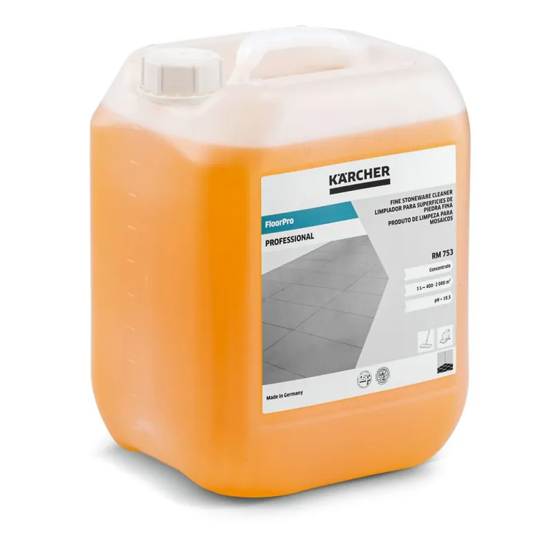 Kärcher Professional 6.295-082.0 FloorPro Nettoyant fin pour pierres RM 753, 10l