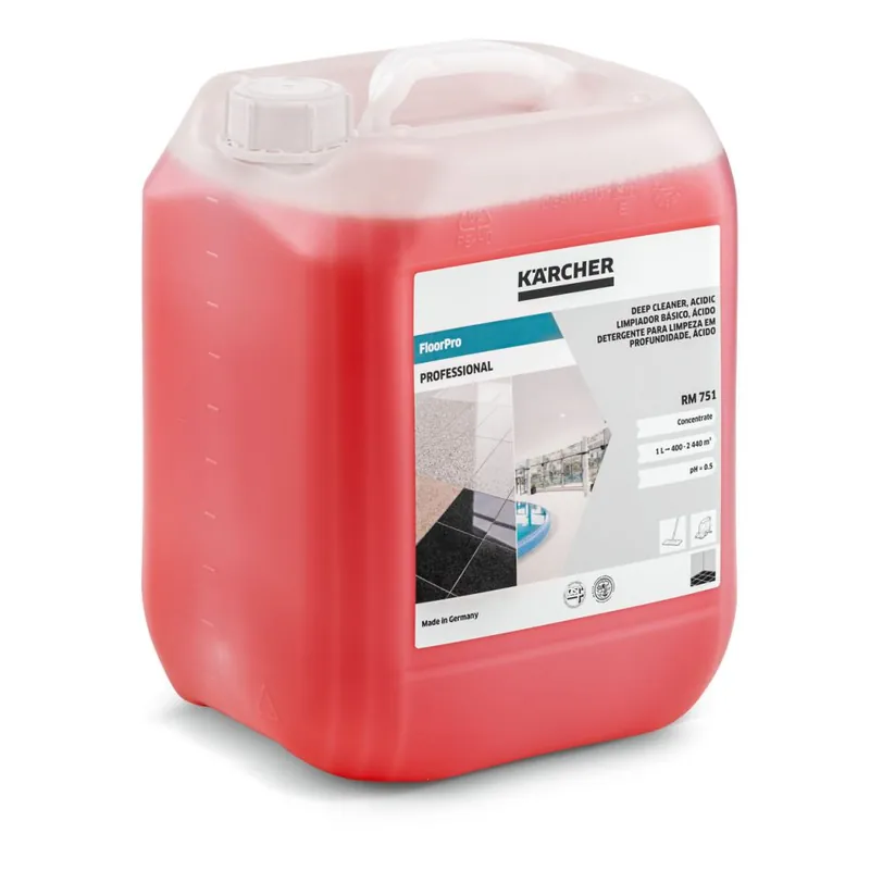 Kärcher Professional 6.295-129.0 FloorPro Deep Cleaner, acidr RM 751, 10l