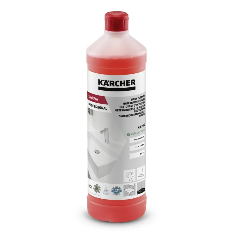 Kärcher Professional 6.295-679.0 SanitPro nettoyant d‘entretien CA 20 C eco ! Perform, 1l
