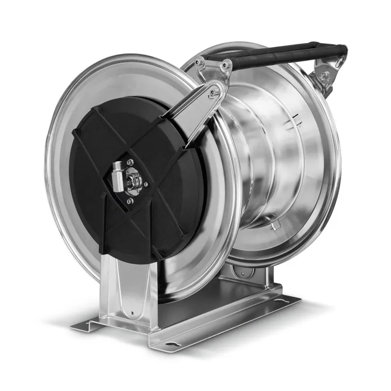 Kärcher Professional 6.392-442.0 Enrouleur automatique de tuyau, acier inoxydable, 40 m