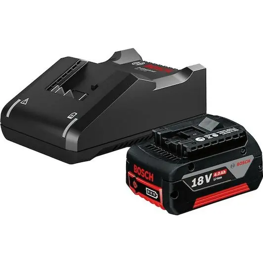 Bosch Bleu Accessoires 1600A01B9Y Kit de démarrage GBA 18V 1x GBA 18V 4.0 Ah et chargeur GAL 18V-40