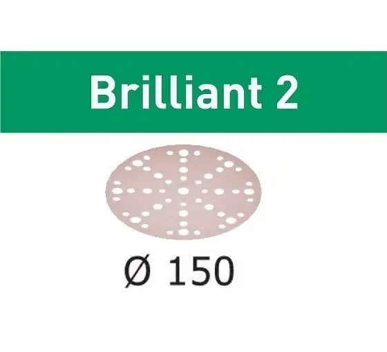 Festool Accessoires 575137 Disques abrasifs Brilliant 2 STF D150/48 P40 BR2/10