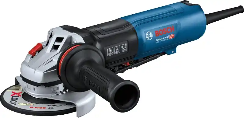 Bosch Bleu 06017D1700 GWS 17-125 PSB Meuleuse d‘angle professionnelle 125mm 1700W