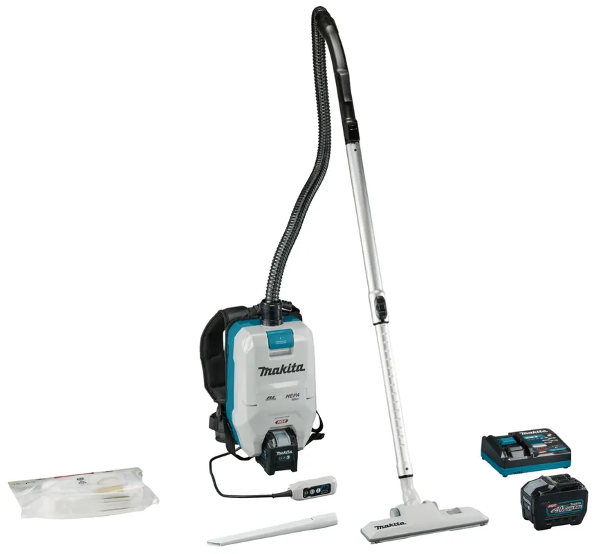 Makita VC008GL201 Aspirateur dorsal pour le nettoyage 40V Max 8.0Ah Li-Ion