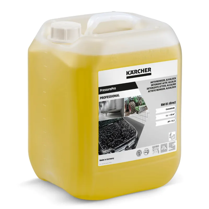 Kärcher Professional 6.296-123.0 PressurePro nettoyant actif, alcalin RM 81 direct, 10l